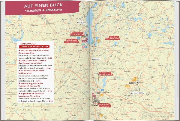 MARCO POLO OUTDOOR GUIDE Reiseführer Mecklenburgische Seenplatte