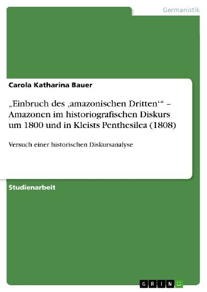 "Einbruch des 'amazonischen Dritten'" - Am...