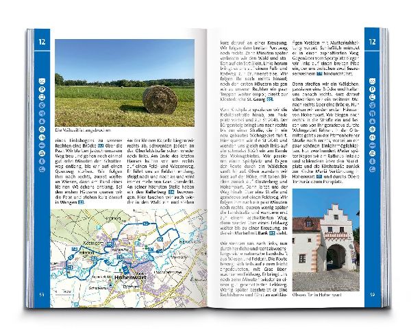 KOMPASS Wanderführer Hallertau, Donaumoos, Spargelland, Hopfenland, 55 Touren mit Extra-Tourenkarte