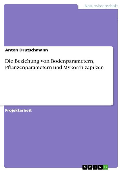 Die Beziehung von Bodenparametern, Pflanzenparametern und Myko...