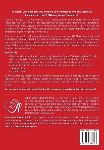 Learn & Retain Spanish with Spaced Repetition