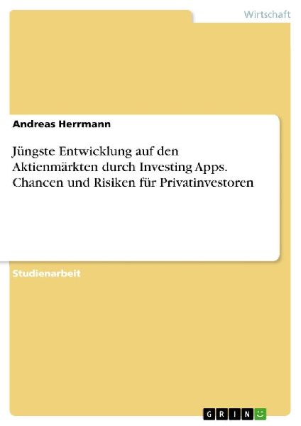 Jüngste Entwicklung auf den Aktienmärkten durch Investing Ap...