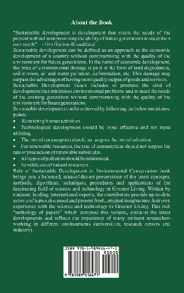 Recent Advances in Sustainable Development