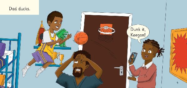 Dunk it, Keegan!