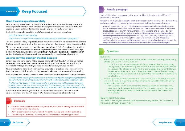 GCSE 9-1 Academic Writing Revision Guide