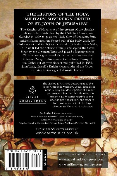THE HISTORY OF THE HOLY, MILITARY, SOVEREIGN ORDER OF ST. JOHN OF JERUSALEM