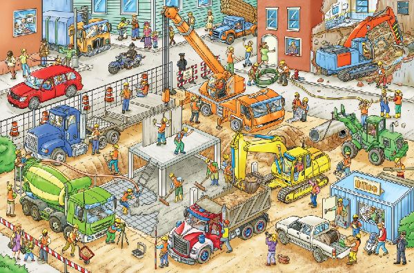 My Little Wimmelbook® - At the Construction Site
