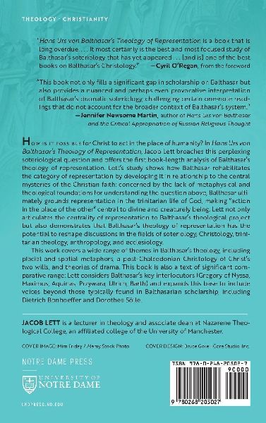 Hans Urs von Balthasar's Theology of Representation