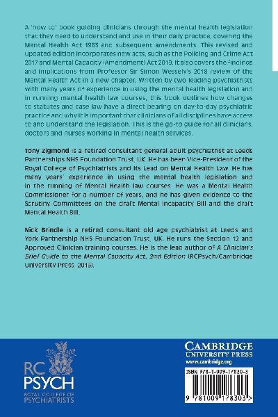 A Clinician's Brief Guide to the Mental Health Act