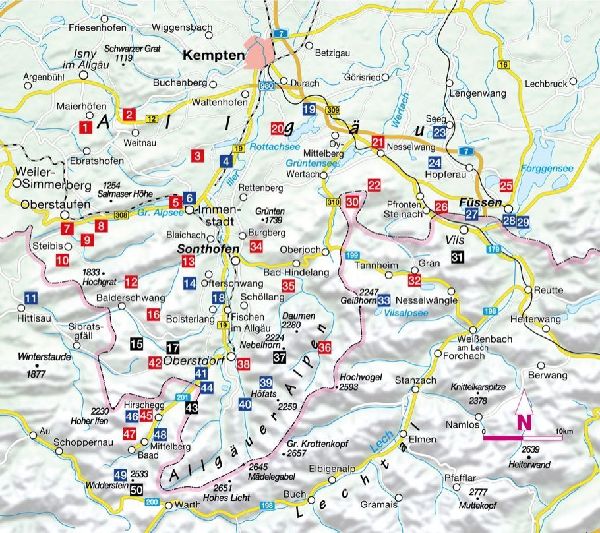 Leichte Wanderungen im Allgäu