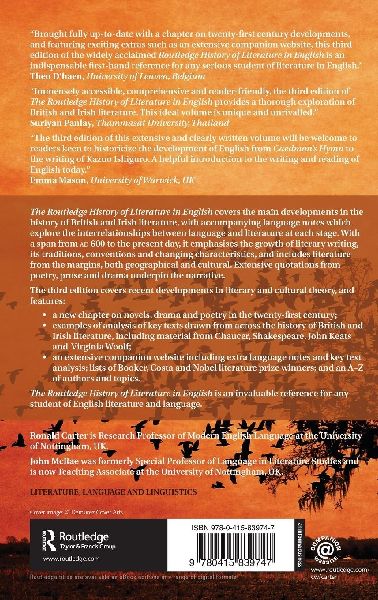 The Routledge History of Literature in English