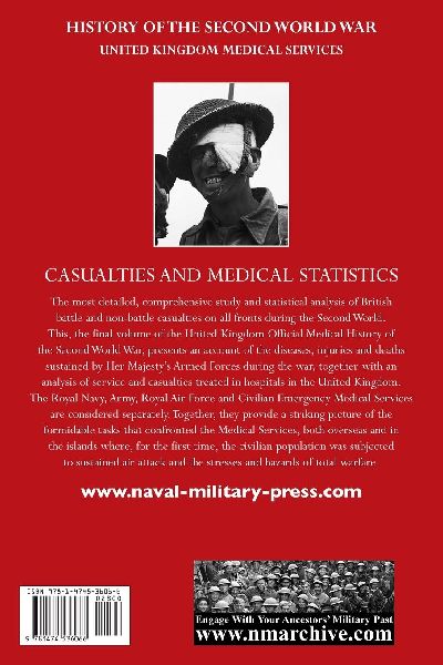 OFFICIAL HISTORY OF THE SECOND WORLD WAR - MEDICAL SERVICES