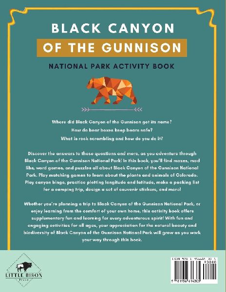 Black Canyon of the Gunnison National Park Activity Book