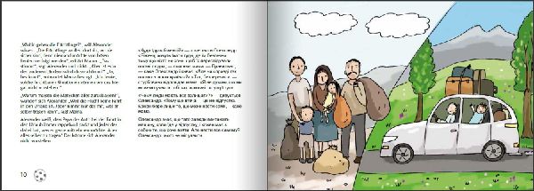 Karim auf der Flucht - Das Bilder-Erzählbuch für heimische Kinder und ihre neuen Freunde von weit her / Karim u bihakh - Zbirnyk opovidan' iz kartynkamy dlya mistsevykh ditey ta yikhnikh novykh druziv zdaleku