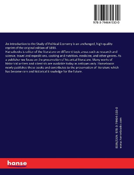 An Introduction to the Study of Political Economy