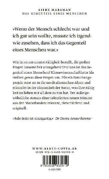 Das Gegenteil eines Menschen