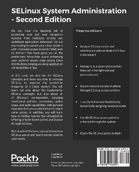 SELinux System Administration. Second Edition