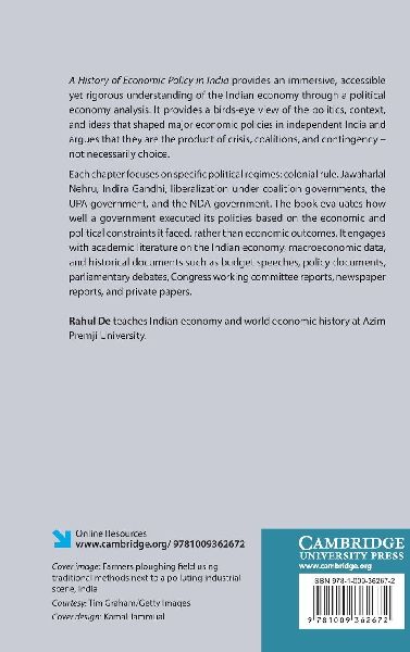 A History of Economic Policy in India