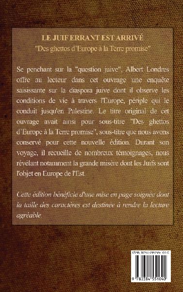 Le Juif errant est arrivé