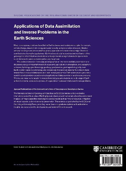 Applications of Data Assimilation and Inverse Problems in the Earth Sciences