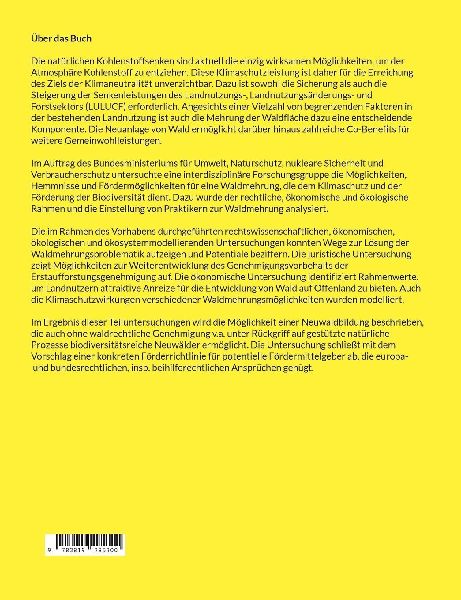 Waldmehrung für Klimaschutz