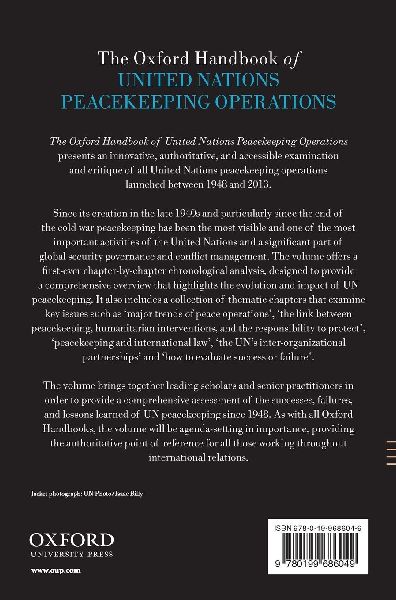 The Oxford Handbook of United Nations Peacekeeping Operations