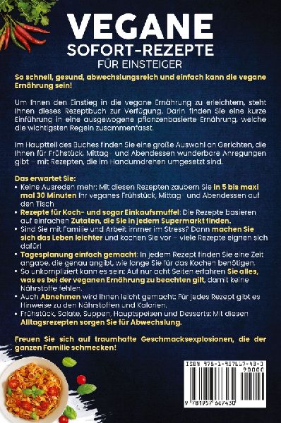Vegane SOFORT-Rezepte für Einsteiger