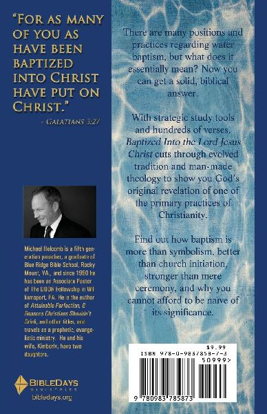 Baptized Into the Lord Jesus Christ