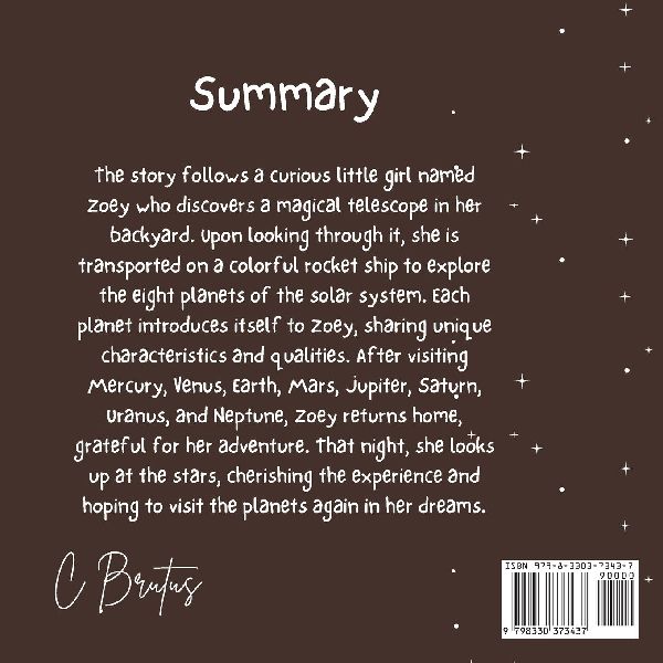 The Adventures of Zoey and the Eight Planets & Pluto