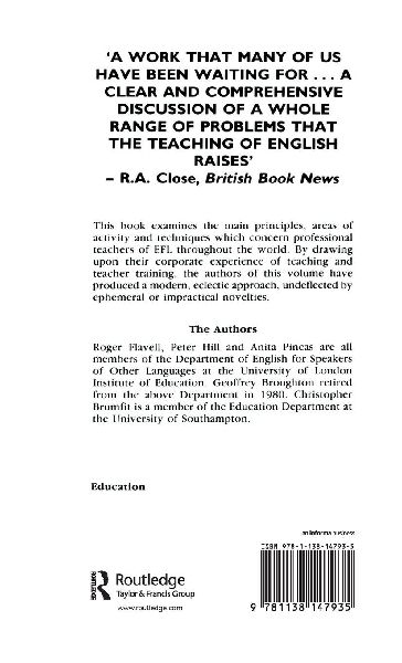 Teaching English as a Foreign Language