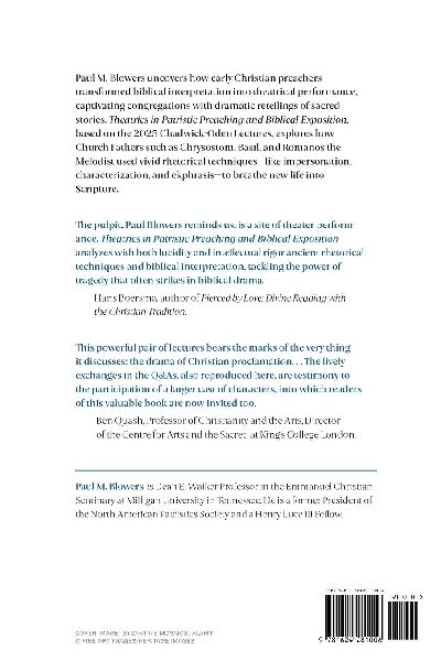 Theatrics in Patristic Preaching and Biblical Exposition