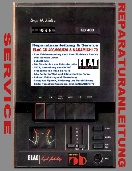 Reparaturanleitung & Service ELAC CD 400/500/520 & NAK...