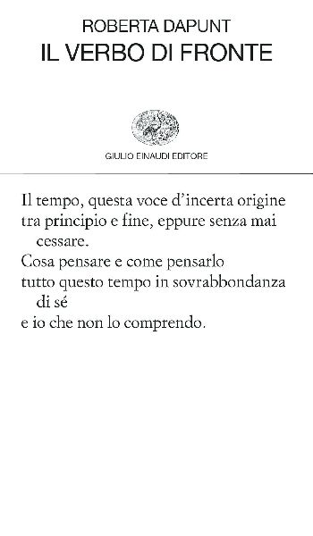 Il verbo di fronte