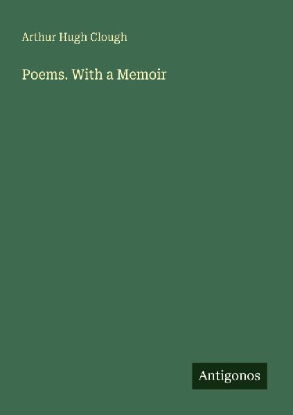 Poems. With a Memoir