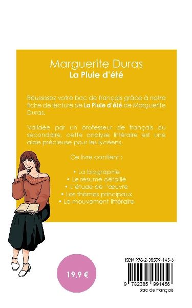 Réussir son Bac de français 2026 : Analyse du roman La Pluie d'été de Marguerite Duras