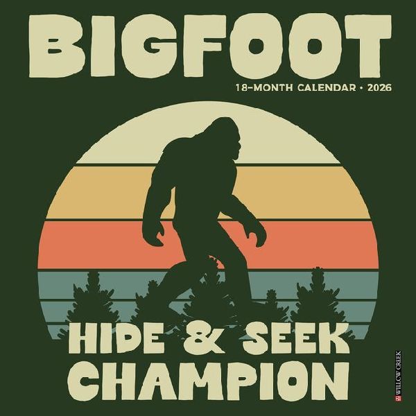 Bigfoot Mini Wall Calendar