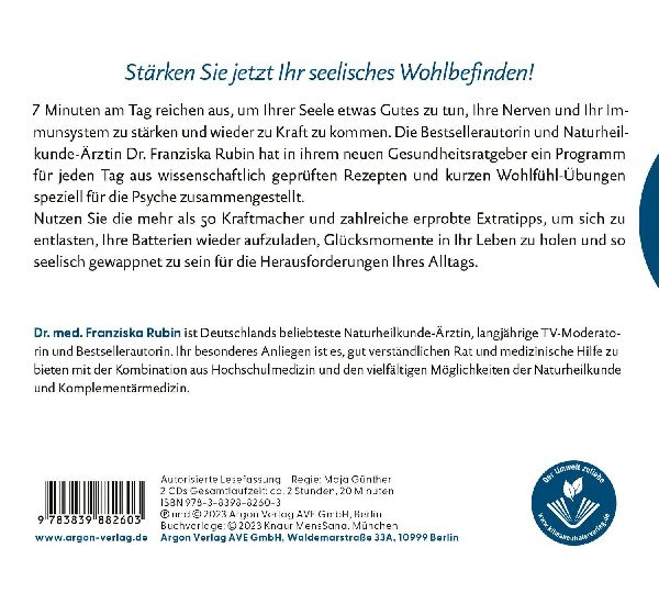 7 Minuten am Tag endlich kraftvoll und gelassen