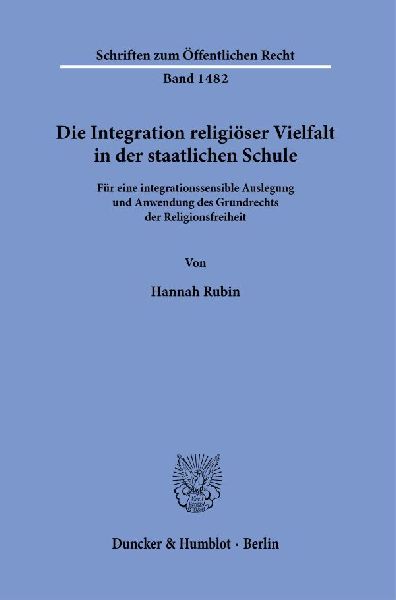 Die Integration religiöser Vielfalt in der staatlichen Schule.