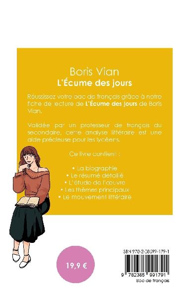 Réussir son Bac de français 2026 : Analyse du roman L'Écume des jours de Boris Vian