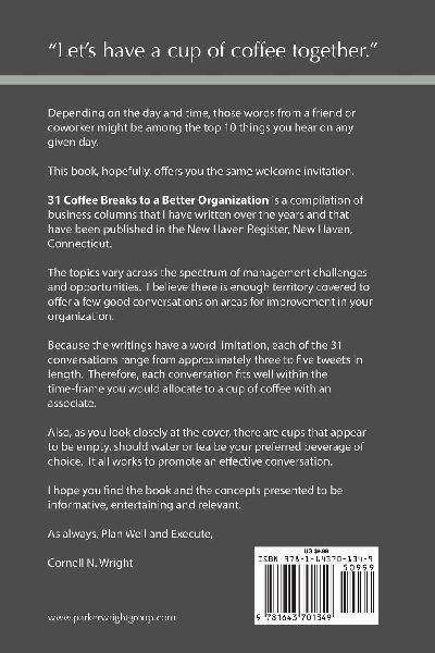 31 Coffee Breaks to a Better Organization