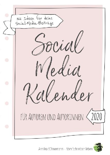 Social Media Kalender für Autoren und Autorinnen (Hardcover-E...