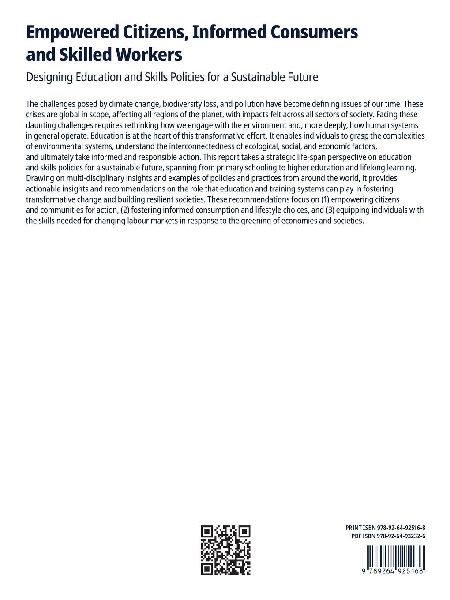 Empowered Citizens, Informed Consumers and Skilled Workers