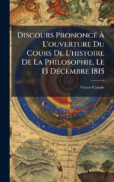 Discours PrononcÃ(c) Ã L'ouverture Du Cours D...