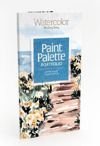 Watercolor the Easy Way Paint Palette Portfolio Coastal
