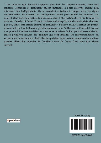 Histoire des peintres impressionnistes