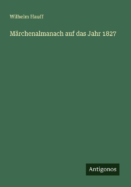 Märchenalmanach auf das Jahr 1827