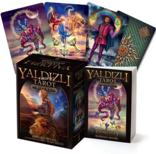 Yaldizli Tarot Royal - 78 Kartlik Deste ve Rehber Kitap