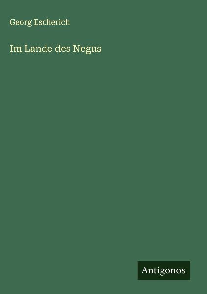 Im Lande des Negus