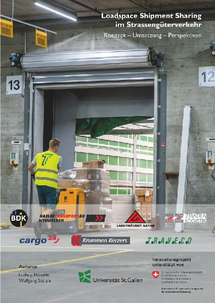 Loadspace Shipment Sharing im Strassengüterverkehr.Konzept - ...
