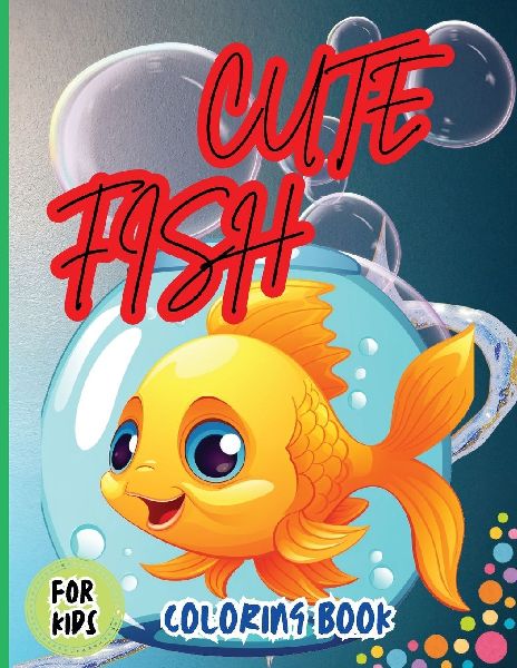 Cute Fish Coloring Book For Kids